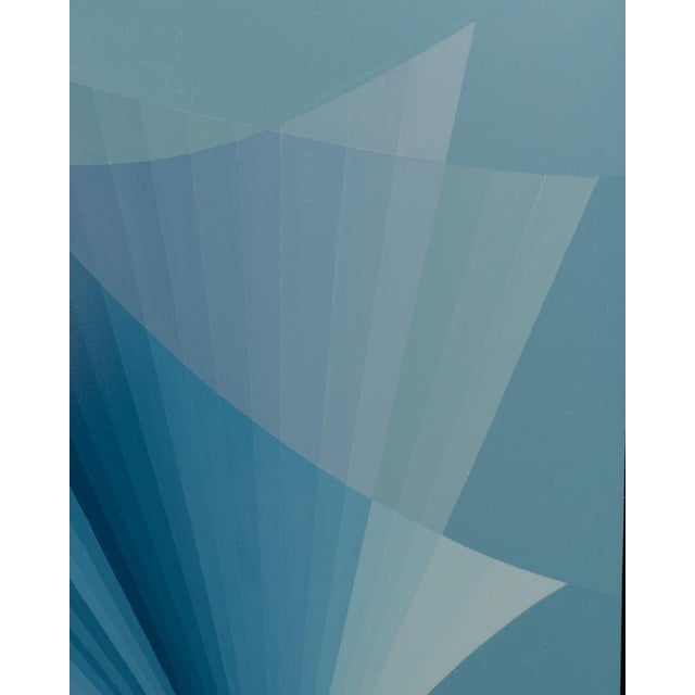 Mid 20th Century 20th Century Belgian Artwork With Metal Frame By Rene Berdal For Sale - Image 5 of 18