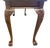 Late 20th Century Carved Oak Georgian Chippendale Style Console Table 48" X 17" X 27.5" - Vintage Late 20th Century - American Made For Sale - Image 5 of 5