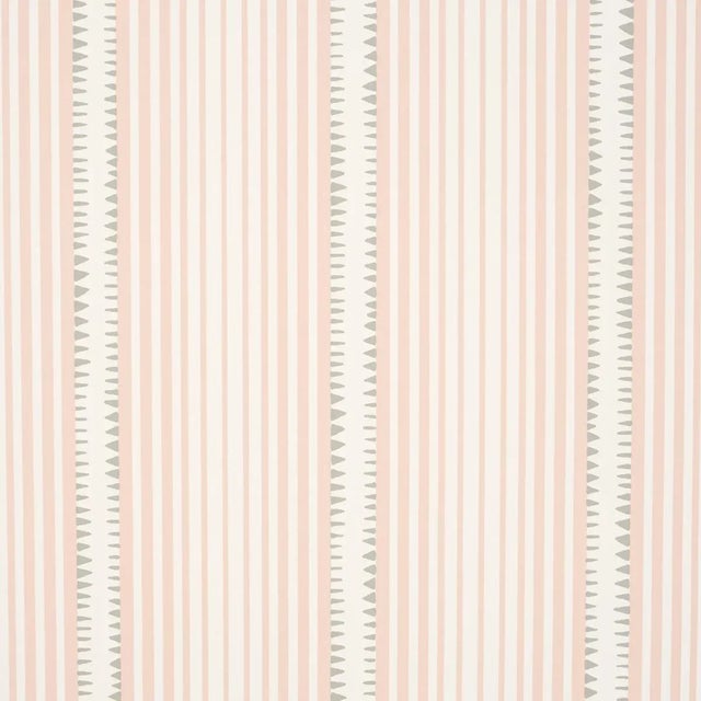 Sample - Schumacher Moncorvo Wallpaper in Pink For Sale