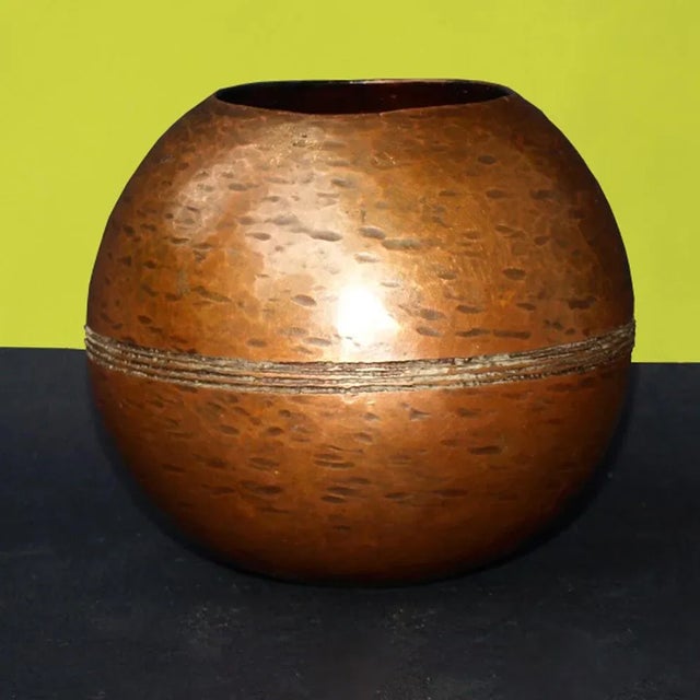 Metal Mid-Century Bowl by Lorenzo Burchiellaro For Sale - Image 7 of 8