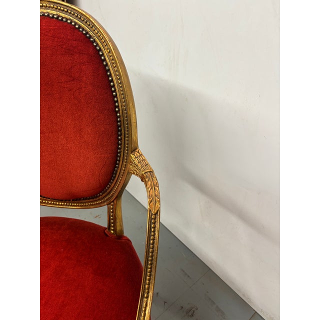 Gothic Late 20th Century Vintage Armchair For Sale - Image 3 of 12