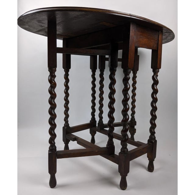 19th Century Jacobean Gate Leg Table For Sale In Birmingham - Image 6 of 9
