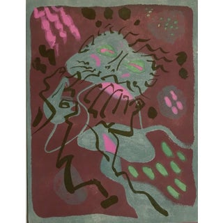 Andre Masson Original Lithograph 6 Mourlot Freres 1962 For Sale