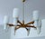 Large Pendant Light in Glass and Teak from Temde, 1960s For Sale - Image 6 of 18