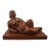 1945 Carl Roseberg Reclining Female Nude Sculpture For Sale
