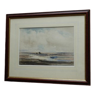 J. S. C. McEwan Brown, Mud Flats, 1930s, Watercolour For Sale