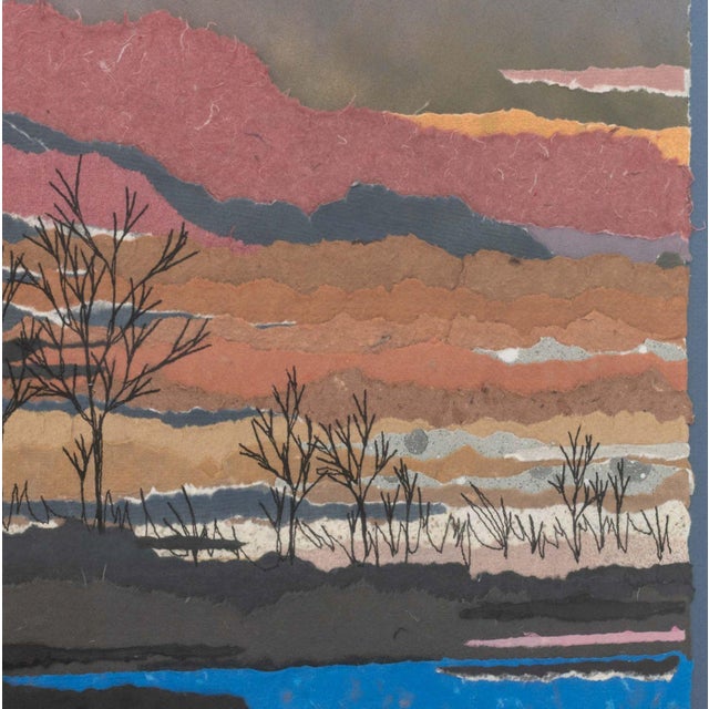 Pink m.p. Marion "Landmarkings Diptych" Mixed Media For Sale - Image 8 of 18