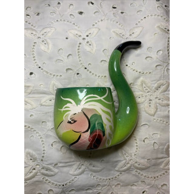 Ceramic Vintage Sascha Brastoff Mid-Century Ceramic Horse Pipe Shaped Succulent Planter For Sale - Image 7 of 7