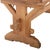 Farmhouse French Brutalist Architectural Oak Table With Slab Top, C. 1960 For Sale - Image 3 of 5
