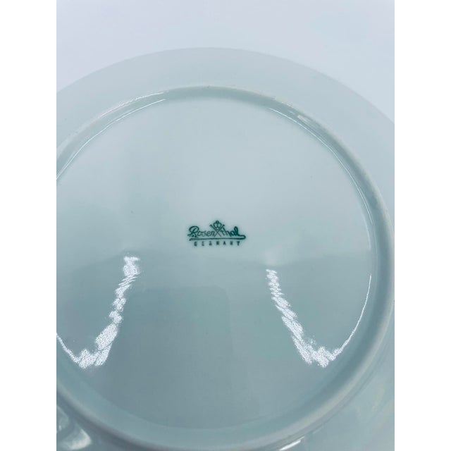 Blue Form 2000 Porcelain Dessert Plate from Rosenthal, 1955 For Sale - Image 8 of 9
