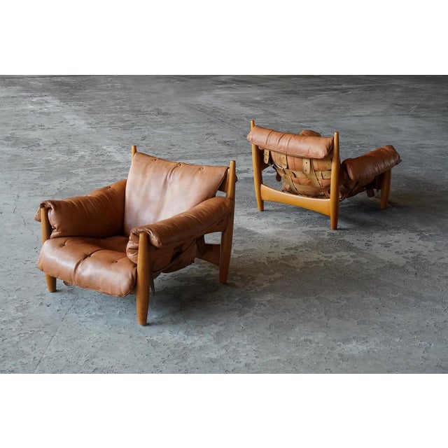 Sheriff Lounge Chairs by Sergio Rodrigues for Isa Bergamo, Italy, 1970s, Set of 2 For Sale - Image 10 of 10