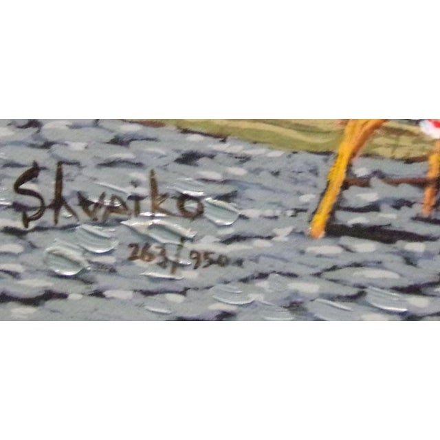 "Randezvous"Les Bijoux De Paris Suite by Viktor Shvaiko Original limited edition serigraph on canvas This piece is hand...