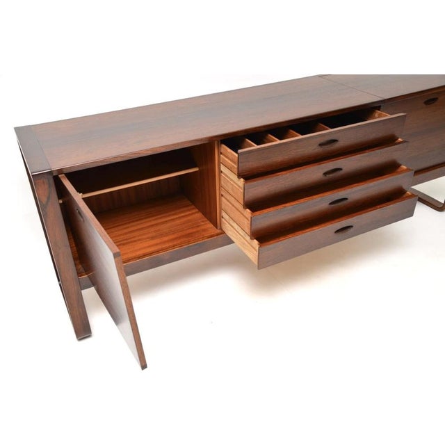 1960s Vintage Sideboard attributed to Gunther Hoffstead for Uniflex, 1960 For Sale - Image 5 of 14