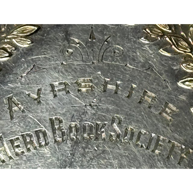 19th Century Scottish Silver Agricultural Prize Medal Ayrshire Cow & Calf Bull With Original Case For Sale - Image 13 of 18