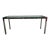 Vintage Mid Century Chrome and Glass Console Sofa Table For Sale