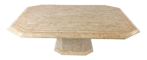 Vintage Tesselated Stone Dining Table from Maithland Smith, 1970s
