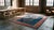 1920s Blue Navy Floral Antique Chinese Art Deco Rug 6' X 8'8" Handknotted Wool Carpet For Sale - Image 9 of 9