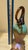 This 12 inch sculpture features a “goose neck”style and an iridescent finish created using techniques inspired by Tiffany...