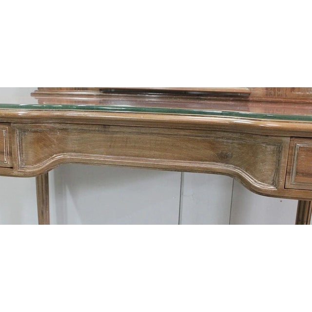 Antique Louis XVI Walnut Dressing Table, 1900s For Sale - Image 14 of 18