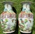 Wood Pair of Antique 19th Century Rare Chinese Porcelain Vases Hand Painted Roosters, Florals & Insects For Sale - Image 7 of 18