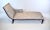 Wood Stickley Brothers Neoclassical Chaise Lounge, Mahogany Upholstery, Usa For Sale - Image 7 of 11