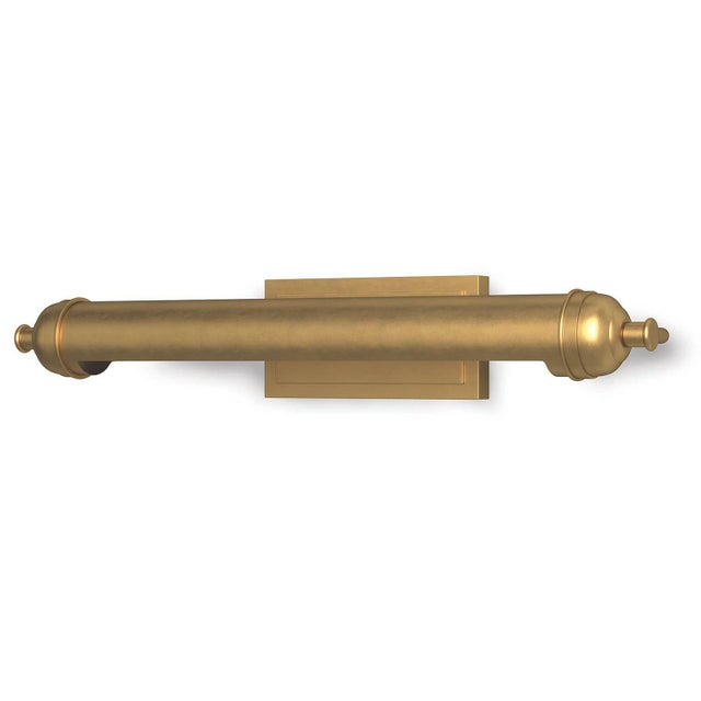 Regina Andrew Devon Steel Picture Light, Large, Natural Brass For Sale In Detroit - Image 6 of 6