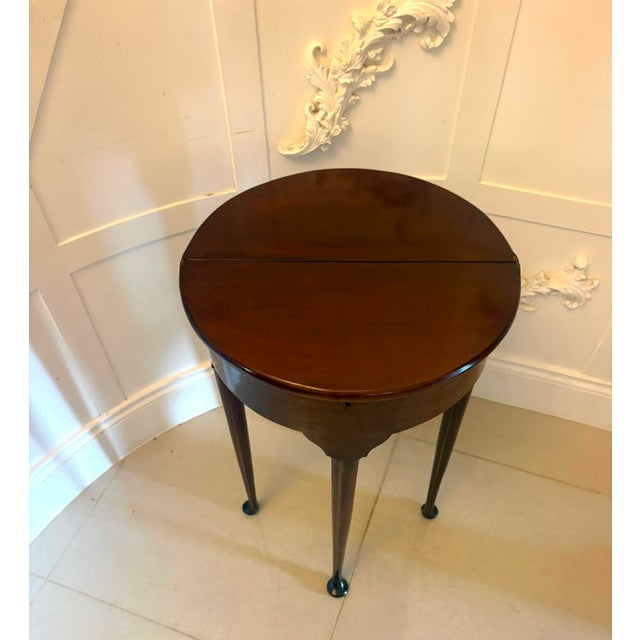 Antique Victorian Mahogany Side Table, 1880 For Sale - Image 3 of 15
