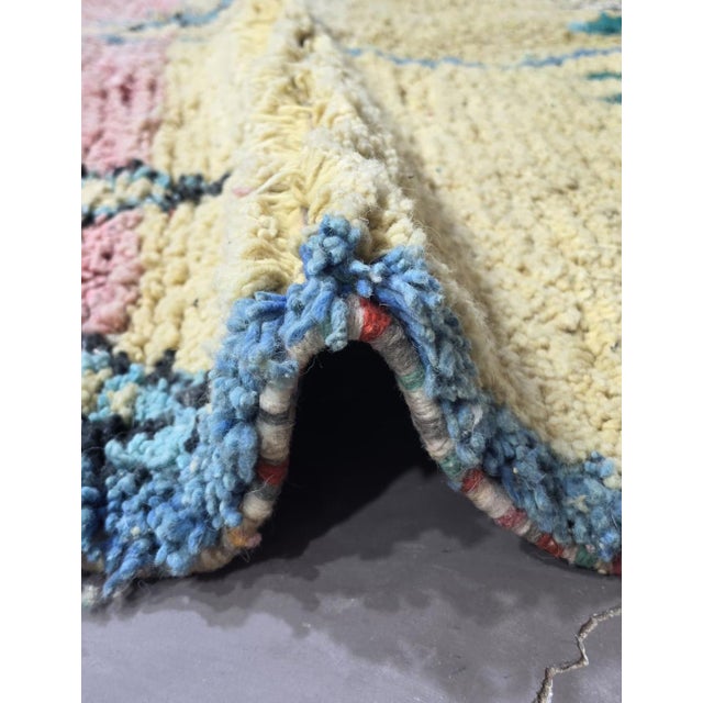 Boho Moroccan Wool Rug - 10.3 X 6.6 Ft For Sale - Image 4 of 6