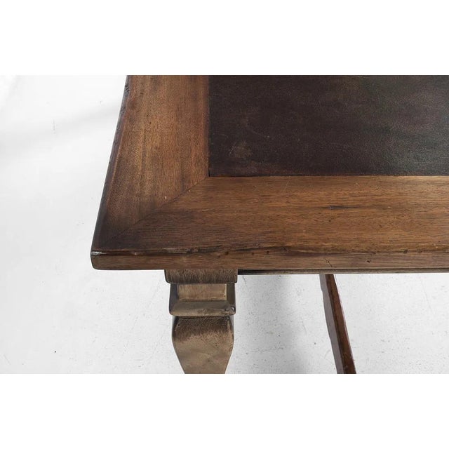 South Cone Home Handmade Traditional Leather topDesk For Sale - Image 17 of 17