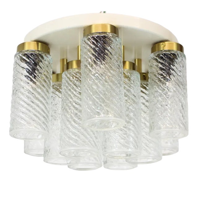 Ceiling Light attributed to Napako, Czechoslovakia, 1970s For Sale