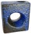 Brutalist Cubic Hole Pottery Vase from Piet Vest Ceramics, 1970s For Sale