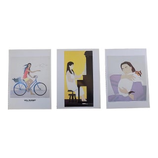 Vintage Signed/Titled Will Barnet Lithographs - Set of 3 For Sale