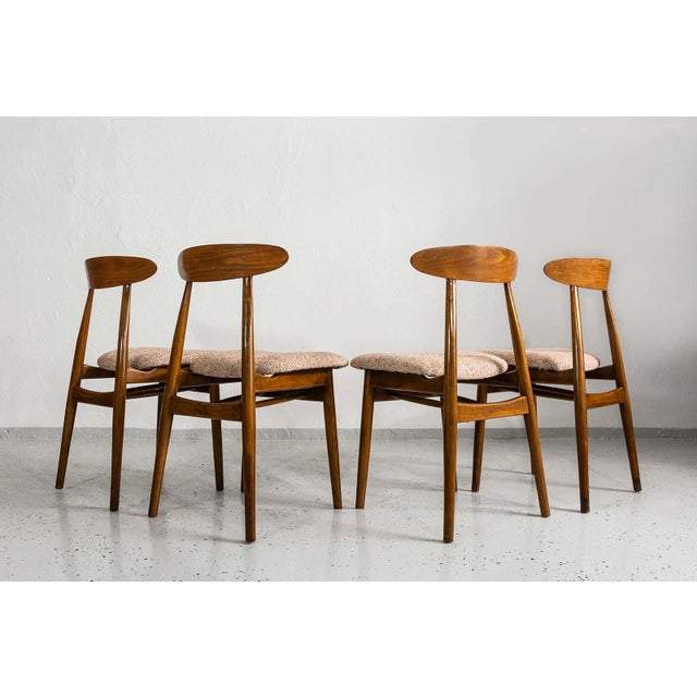 Vintage Dining Chairs by ZFM, Poland, 1960s, Set of 4 For Sale - Image 4 of 18