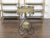 French Turn of the Century 1900s Two-Tiered Green Painted Oval Jardinière For Sale - Image 4 of 11