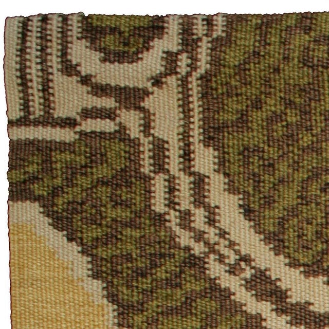 Early 21st Century Kim Alexandriuk Tattoo Relief Hand Knotted Wool Rug for Doris Leslie Blau For Sale - Image 5 of 6