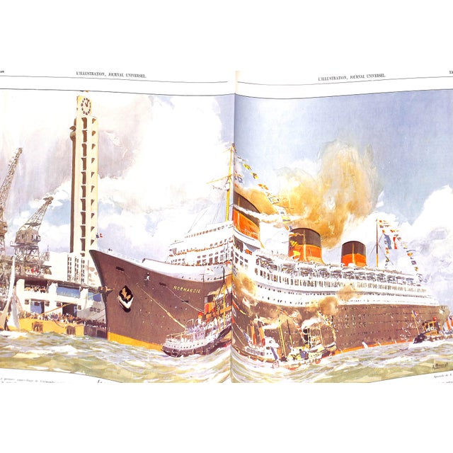 "Les Grands Dossiers De l'Illustration Les Paquebots Histoire d'Un Siecle 1843-1944" 1993 Baschet, Eric For Sale - Image 9 of 11