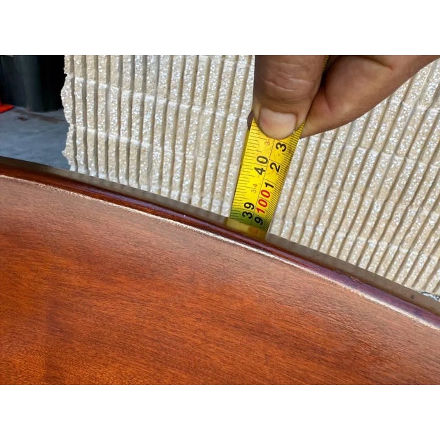 Vintage Regency Style Shield Back Dining Chairs. Set of 4. Marked by Athol Table MFG Co. For Sale - Image 12 of 17