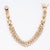 Modern 80s Vintage 1.11ct Diamond v Bracelet 14k Yellow Gold 7" Fine Link Jewelry For Sale - Image 3 of 4