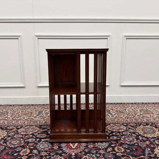 Wood Classic English Chesterfield Book Carousel For Sale - Image 7 of 13