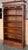 Neoclassical 19th Solid Oak Bookcase or Etagere With Five Shelves For Sale - Image 3 of 8
