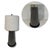 Modern Black and Silver Table Lamp For Sale - Image 4 of 4