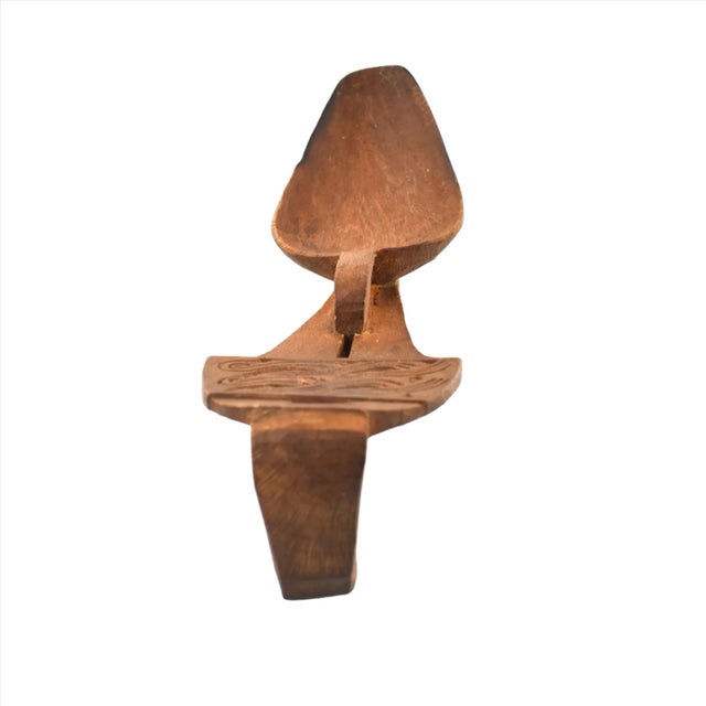African Early 20th Century Oromo Ethiopian Wood Spoon For Sale - Image 3 of 7