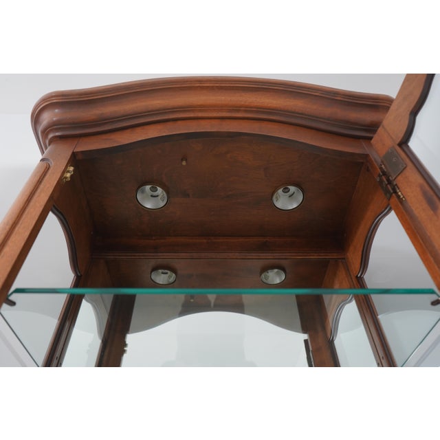 Ethan Allen Ethan Allen Country French Curio Cabinet For Sale - Image 4 of 18