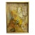 1960 Heavily Impasto Mix Media Abstract Signed Silverman For Sale