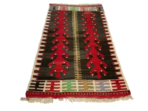 Small Anatolian Turkish Kilim Rug