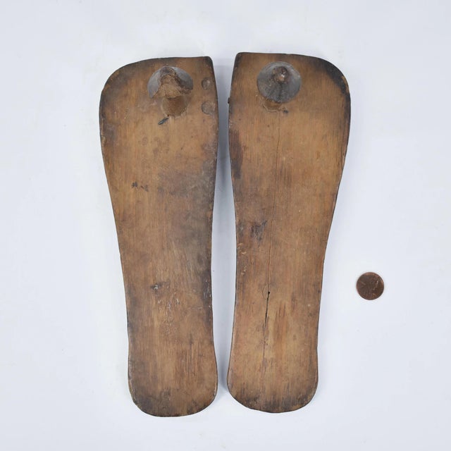These rare wooden shoesÂ are traditional footwear from Central Africa, notably used by the BanguBangu and neighboring...