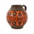 West German Orange Pottery Wekara Vase, 1960s For Sale - Image 6 of 10