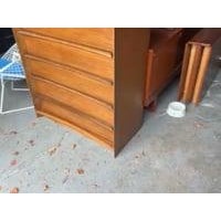 Bassett Furniture 5 Drawer Tall Dresser. Drawers are just over 6" deep making this a perfect cabinet for bulkier items!...