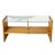 This beautifully restored 2-tiered coffee table is crafted from hand-carved Philippine mahogany (Toona Calantas) featuring...