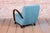 Art Deco Lounge Chairs and Table in Oak and Walnut by Jindrich Halabala for Up Závody, 1940s, Set of 3 For Sale - Image 3 of 16